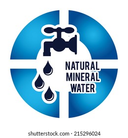 water design over white  background vector illustration