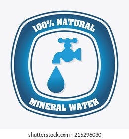 water design over white background vector illustration