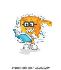 the water dipper geek cartoon. cartoon mascot vector