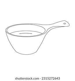 water dipper icon vector illustration symbol design