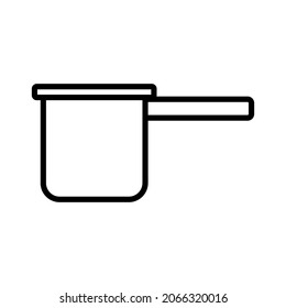 Water Dipper Icon Vector Symbol Illustration