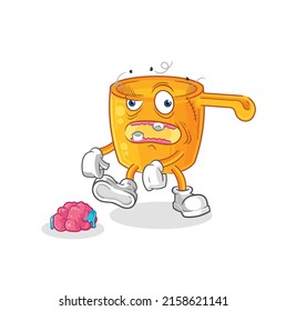 the water dipper zombie character.mascot vector