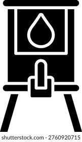 Water Dispenser Icon - Beverage Machine Symbol