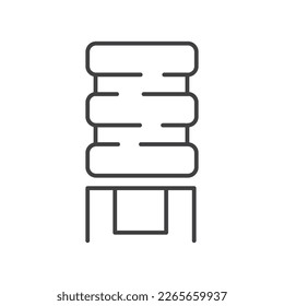 Water dispenser icon isolated on a white background