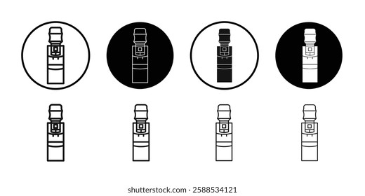 Water dispenser icon line art vector