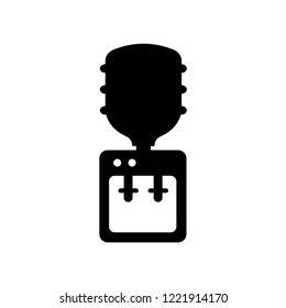 Water dispenser icon. Trendy Water dispenser logo concept on white background from Furniture and Household collection. Suitable for use on web apps, mobile apps and print media.