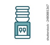 water dispenser icon vector design template simple and clean
