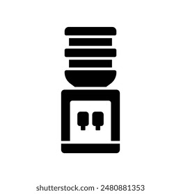 water dispenser icon vector design template simple and clean