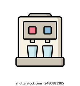 water dispenser icon vector design template simple and clean