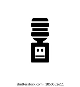 water dispenser icon, vector, glyph style design