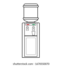 water dispenser icon vector illustration sign