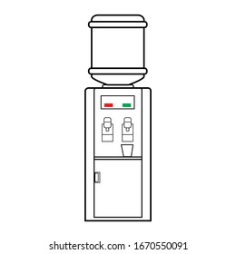 water dispenser icon vector illustration sign