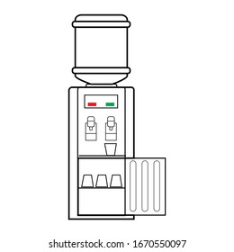 water dispenser icon vector illustration sign