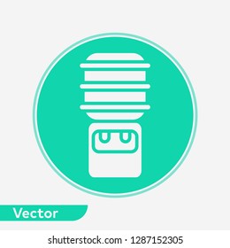Water dispenser vector icon sign symbol