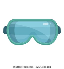 Water dive mask icon cartoon vector. Scuba snorkel. Swim travel
