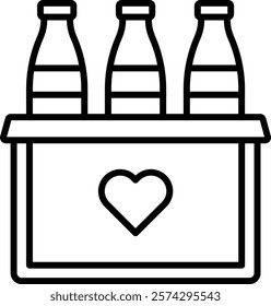 Water Donation vector icon. Can be used for printing, mobile and web applications.