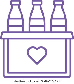 Water Donation vector icon. Can be used for printing, mobile and web applications.
