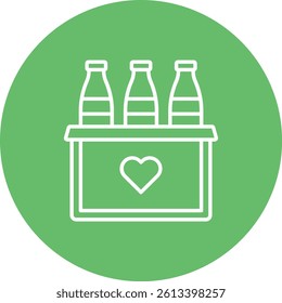 Water Donation vector icon. Can be used for printing, mobile and web applications.
