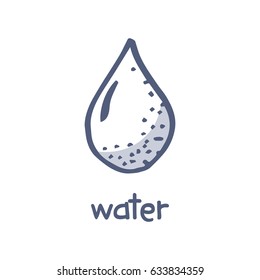 water doodle icon
