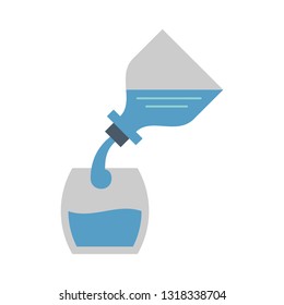 Water drink and health icon design.