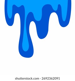fundo de gotejamento de água, canto de fusão de água, fluxo de líquido, vetor de água azul, ilustração gota de água, onda líquida azul, aqua blue cartoon
