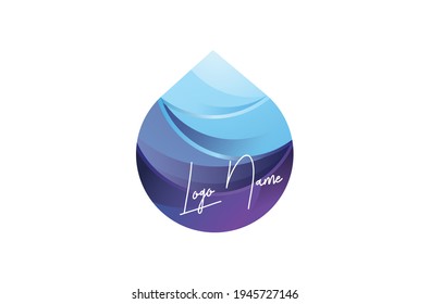 Water Drip Custom Logo, Template vector illustration designs Vector Icon Symbol Drip symbol, emblem
