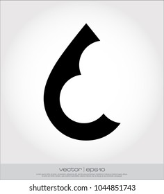 water drop abstract icon