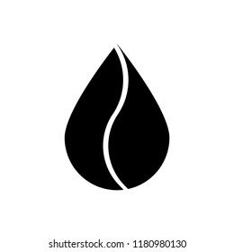 Water drop abstract nature mineral logo vector design illustration emblem isolated creative aqua