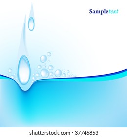 Water drop background