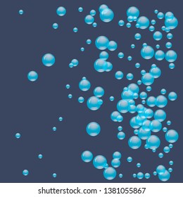 Water Drop Background. Vector illustration