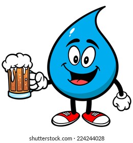 Water Drop with Beer