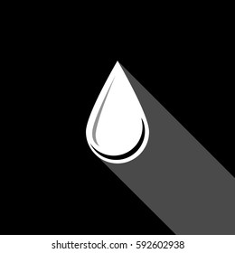 water drop black