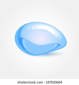 Water drop. Water bubble. Vector