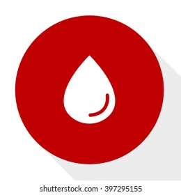 water  drop button