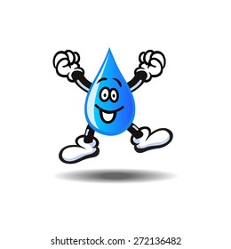 water drop cartoon