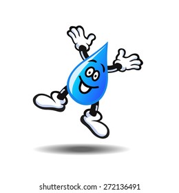 water drop cartoon