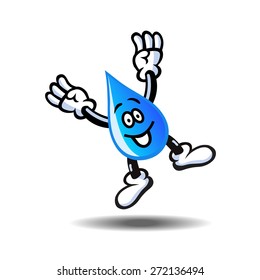 water drop cartoon