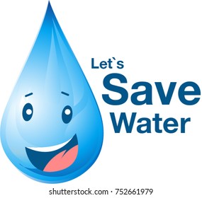 Water Drop Character Stock Vector (Royalty Free) 752661979 | Shutterstock