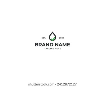 Water Drop Check Logo Concept sign icon symbol Design Element. Tick with Droplet Logotype. Vector illustration template