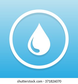 Water Drop in Circle Vector EPS10, Great for any use.