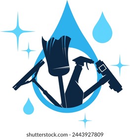 Water drop and cleaning tool design