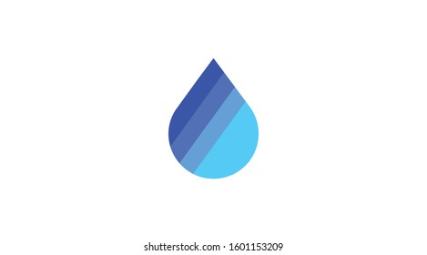 Water drop colorful. Water drop vector icon 