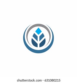 water drop dew icon logo