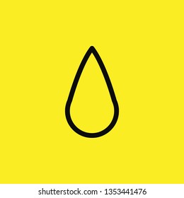 water drop dew icon vector
