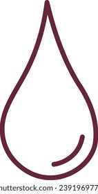 Ilustración de vectores de Doodle con agua de gota