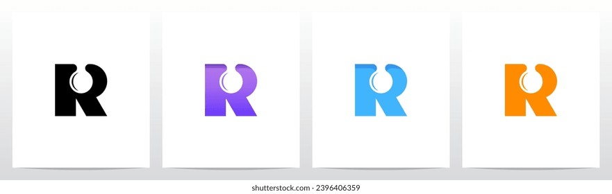 Water Drop Drip Melt Letter Logo Design R