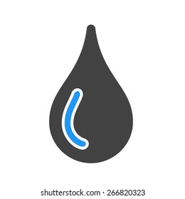 Water, drop, droplet icon vector image. Can also be used for weather, forecast, season, climate, meteorology. Suitable for web apps, mobile apps and print media.