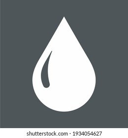 Water Drop Droplet Raindrop Icon Illustration Cut