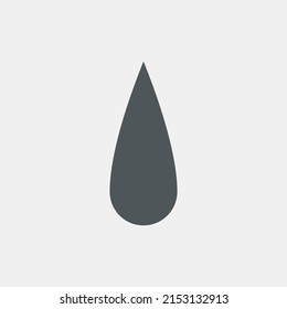 Recorte de la ilustración del icono de gota de agua
