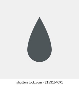 Wassertropfen-Regentrop-Symbol-Schnitt